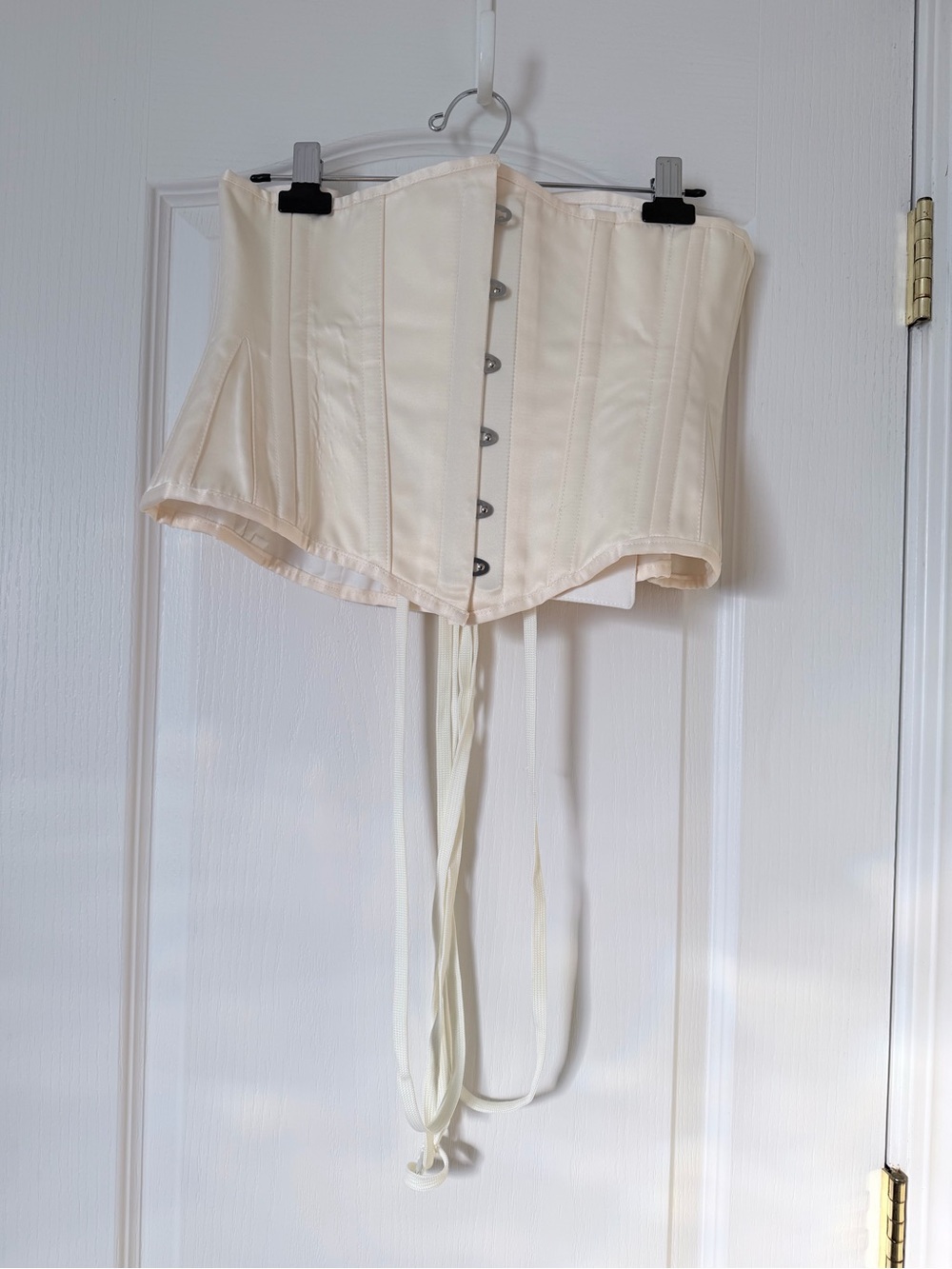 Corset Story Size 32 Ivory Underbust Waist Training Steel Boned Corset